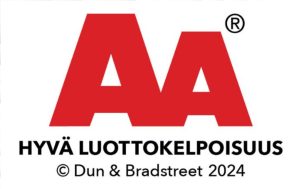 AA-luottokelpoisuus AA hyvä luottokelpoisuus